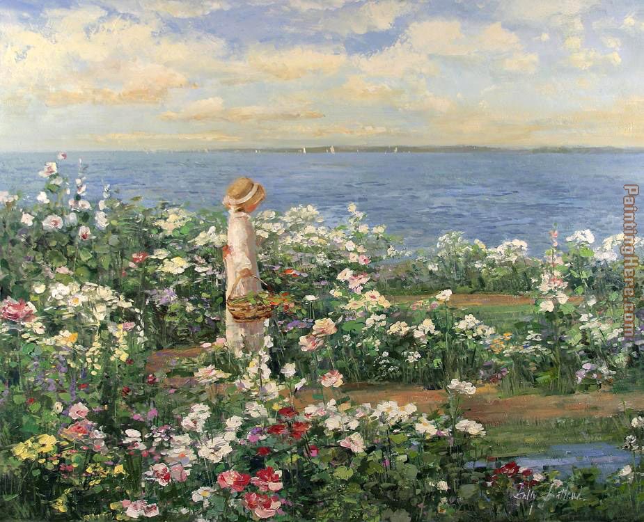 Island Garden painting - Sally Swatland Island Garden art painting
